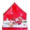ECHOO Lot De 4 Housses De Chaise De Noël Lavables Pour Dossier De Chaise De Salle à Manger Ou Décoration De Fête De Noël A3 -banc et tabouret Soldes Boutique 39711824 1