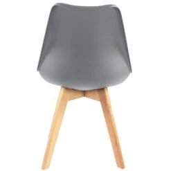MOLOO LIGHTY - Chaise Scandinave Gris Pieds Hêtre (x2) - Gris -banc et tabouret Soldes Boutique 39767387 3