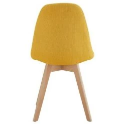 MOLOO STELLA - Chaise Scandinave Tissu Curry Pied Hêtre (x4) - Jaune 9 MOLOO STELLA - Chaise Scandinave Tissu Curry Pied Hêtre (x4) - Jaune -banc et tabouret Soldes Boutique 39767411 3