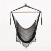 Chaise Suspendue Thana SKLUM Polyester - Bambou - Noir -banc et tabouret Soldes Boutique 40096284 1