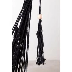 Chaise Suspendue Thana SKLUM Polyester - Bambou - Noir -banc et tabouret Soldes Boutique 40096284 3