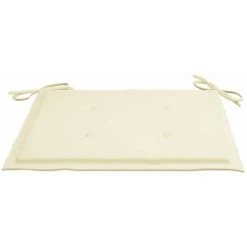 HAPPYSHOPPING Coussins De Chaise De Jardin 2 Pcs Creme 40x40x4 Cm Tissu 10 HAPPYSHOPPING Coussins De Chaise De Jardin 2 Pcs Creme 40x40x4 Cm Tissu -banc et tabouret Soldes Boutique 40267570 4