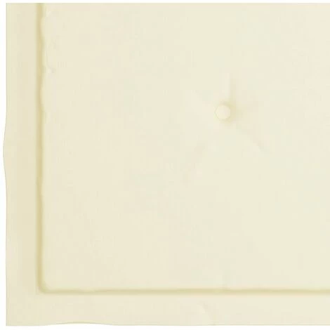 HAPPYSHOPPING Coussins De Chaise De Jardin 2 Pcs Creme 40x40x4 Cm Tissu 7 HAPPYSHOPPING Coussins De Chaise De Jardin 2 Pcs Creme 40x40x4 Cm Tissu – Image 5