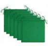 HAPPYSHOPPING Coussins De Chaise De Jardin 6 Pcs Vert 40x40x4 Cm Tissu -banc et tabouret Soldes Boutique 40267616 1