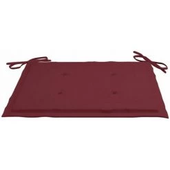 HAPPYSHOPPING Coussins De Chaise De Jardin 2 Pcs Bordeaux 40x40x4 Cm Tissu 9 HAPPYSHOPPING Coussins De Chaise De Jardin 2 Pcs Bordeaux 40x40x4 Cm Tissu -banc et tabouret Soldes Boutique 40267655 3