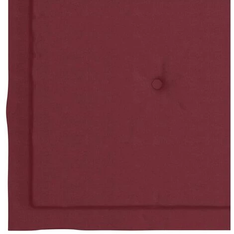 HAPPYSHOPPING Coussins De Chaise De Jardin 2 Pcs Bordeaux 40x40x4 Cm Tissu 7 HAPPYSHOPPING Coussins De Chaise De Jardin 2 Pcs Bordeaux 40x40x4 Cm Tissu – Image 5