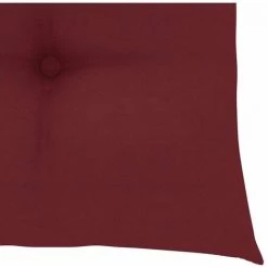 HAPPYSHOPPING Coussins De Chaise 6 Pcs Bordeaux 50x50x7 Cm Tissu -banc et tabouret Soldes Boutique 40269375 5