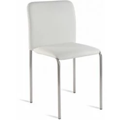 ITALCHAIR Chaise Pour Cuisine Et Salle à Manger GOLFINO - Chaise Tissue Blanc
