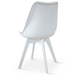 LES TENDANCES Chaise Moderne Blanc Paza - Lot De 2 7 LES TENDANCES Chaise Moderne Blanc Paza - Lot De 2 -banc et tabouret Soldes Boutique 40643344 3