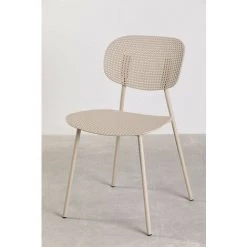 Chaise Tupah SKLUM Polypropylène - Fer - Brun Blé -banc et tabouret Soldes Boutique 40746844 3