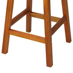 Casaria 4x Tabouret De Bar Bois D'acacia Assise Ronde Hauteur 76 Cm Style Rustique -banc et tabouret Soldes Boutique 41384101 4