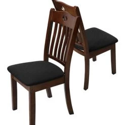 BETTERLIFE BETTE Housse Assise Chaise Elastique Jacquard Extensible Housse De Chaise Gaufrée Pour Salle à Manger (Noir,Lot De 4) -banc et tabouret Soldes Boutique 41557351 2