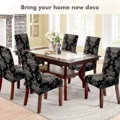 BETTERLIFE BETTE Grande Housse De Chaise De Salle à Manger,4 Pièces XL Housse De Chaise élastique(Set Of 4) -banc et tabouret Soldes Boutique 41558243 3