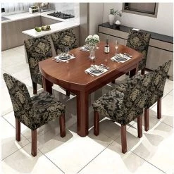 BETTERLIFE BETTE Grande Housse De Chaise De Salle à Manger,4 Pièces XL Housse De Chaise élastique(Set Of 4) -banc et tabouret Soldes Boutique 41558243 4