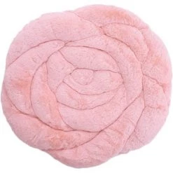 BETTERLIFE Galette De Chaise Coussin De Chaise Épais Cousins Matelassé Coussin D'assise Confortable Pour Intérieur Et Extérieur Coussin De Siège Forme De Fleur Pour Bureau Salon Maison Jardin（2 Pièces, Rose）