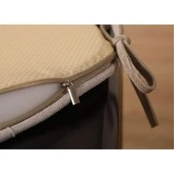 ECHOO Classique Repas Coussins De Chaise Coussin,Épaissir Patio Coussin D'assise Lavable Intérieur Extérieur Aliments Décor à La Maison Respirant Farcies Galette De Chaise Gris Clair 40x40cm(16x16inch) -banc et tabouret Soldes Boutique 41824553 4