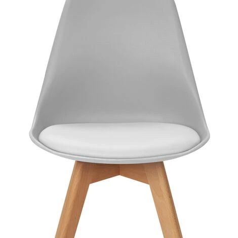 IDMARKET Lot De 6 Chaises SARA Mix Color Pastel Rose, Blanc, Gris Clair X2, Bleu X2 7 IDMARKET Lot De 6 Chaises SARA Mix Color Pastel Rose, Blanc, Gris Clair X2, Bleu X2 – Image 5