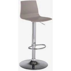 Tabouret Bar De Cuisine Design Mat Réglable En Hauteur Grand Soleil Imola Matt | Beige Juta -banc et tabouret Soldes Boutique 42004430 3