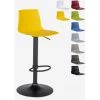 Tabouret Bar De Cuisine Design Noir Mat Réglable En Hauteur Grand Soleil Imola Matt | Jaune -banc et tabouret Soldes Boutique 42004455 1