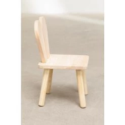 Chaise En Bois Buny Style Kids SKLUM Bois De Pin Bois Naturel - Bois Naturel Bois Naturel -banc et tabouret Soldes Boutique 42055860 4