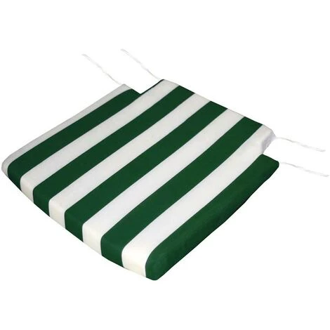 Coussin De Chaise Si�ge Monobloc 40X40X3Cm Textile Blanc/Vert Teplas 2 Pcs 8426334018078 3 Coussin De Chaise Si�ge Monobloc 40X40X3Cm Textile Blanc/Vert Teplas 2 Pcs 8426334018078