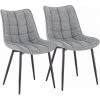 WOLTU 2 X Chaises De Salle à Manger Siège En Similicuir. Chaises De Cusine. Pieds En Métal. Gris 2 WOLTU 2 X Chaises De Salle à Manger Siège En Similicuir. Chaises De Cusine. Pieds En Métal. Gris -banc et tabouret Soldes Boutique 42213170 1