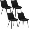 WOLTU Lot De 4 Chaises De Salle à Manger. Siège En Lin. Chaises De Cusine. Pieds En Métal. Noir 2 WOLTU Lot De 4 Chaises De Salle à Manger. Siège En Lin. Chaises De Cusine. Pieds En Métal. Noir -banc et tabouret Soldes Boutique 42213292 1