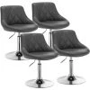 WOLTU Lot De 4 Tabourets De Bar En Similicuir. Tabourets De Rotatif Pieds En Métal. Hauteur Réglable. Noir 1 WOLTU Lot De 4 Tabourets De Bar En Similicuir. Tabourets De Rotatif Pieds En Métal. Hauteur Réglable. Noir -banc et tabouret Soldes Boutique 42213330 1