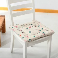 TRIOMPHE Lot De 2 Galettes De Chaise 45x45, Coussin Décoratif Coussin Coussin De Chaise Coussins De Jardin Surpiqûres En Un Motifs Différents, Polyester -banc et tabouret Soldes Boutique 42232390 3