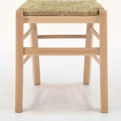 OKAFFAREFATTO Chaise Modéle Venezia Avec Assise En Paille Brute à  Peindre -banc et tabouret Soldes Boutique 42311997 3