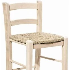 OKAFFAREFATTO Tabouret En Bois Brut à Peindre Assise Paille Hauteur 80 Cm Avec Dossier 9 OKAFFAREFATTO Tabouret En Bois Brut à Peindre Assise Paille Hauteur 80 Cm Avec Dossier -banc et tabouret Soldes Boutique 42312016 3