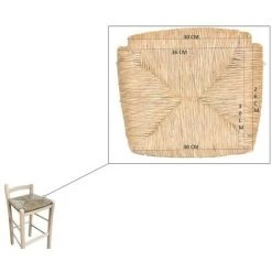 OKAFFAREFATTO Tabouret En Bois Brut à Peindre Assise Paille Hauteur 80 Cm Avec Dossier 10 OKAFFAREFATTO Tabouret En Bois Brut à Peindre Assise Paille Hauteur 80 Cm Avec Dossier -banc et tabouret Soldes Boutique 42312016 4