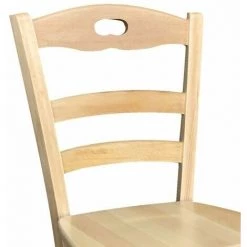 OKAFFAREFATTO Chaise Loris En Bois Massif De Couleur Naturelle Robuste Avec Vis -banc et tabouret Soldes Boutique 42312101 3