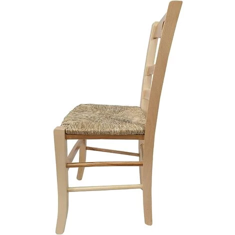 OKAFFAREFATTO Chaise Loris En Bois Naturel Avec Assise En Paille 5 OKAFFAREFATTO Chaise Loris En Bois Naturel Avec Assise En Paille – Image 3