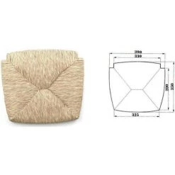 OKAFFAREFATTO Chaise Loris En Bois Naturel Avec Assise En Paille 9 OKAFFAREFATTO Chaise Loris En Bois Naturel Avec Assise En Paille -banc et tabouret Soldes Boutique 42312120 4