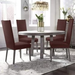 TANABATA Housse De Chaise 4 Pièces Couverture De Chaise De Élasthanne Jacquard Pattern Housse De Salle à Manger Universel Housse De Protection, Très Facile à Nettoyer Et Durable (Marron-Brun, 4 Pièces) 8 TANABATA Housse De Chaise 4 Pièces Couverture De Chaise De Élasthanne Jacquard Pattern Housse De Salle à Manger Universel Housse De Protection, Très Facile à Nettoyer Et Durable (Marron-Brun, 4 Pièces) -banc et tabouret Soldes Boutique 42414429 2
