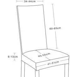 TANABATA Housse De Chaise 4 Pièces Couverture De Chaise De Élasthanne Jacquard Pattern Housse De Salle à Manger Universel Housse De Protection, Très Facile à Nettoyer Et Durable (Marron-Brun, 4 Pièces) 11 TANABATA Housse De Chaise 4 Pièces Couverture De Chaise De Élasthanne Jacquard Pattern Housse De Salle à Manger Universel Housse De Protection, Très Facile à Nettoyer Et Durable (Marron-Brun, 4 Pièces) -banc et tabouret Soldes Boutique 42414429 5