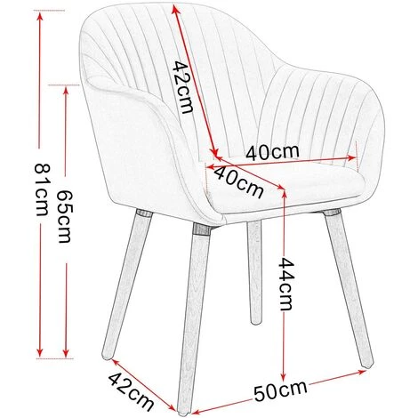 WOLTU Chaises De Salle à Manger. Chaises De Réception En Velours Et Bois Massif. Gris Clair - Gris Clair 5 WOLTU Chaises De Salle à Manger. Chaises De Réception En Velours Et Bois Massif. Gris Clair - Gris Clair – Image 3