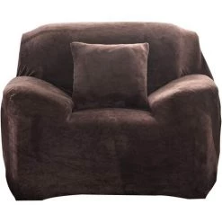 TANABATA Housse De Fauteuil Avec Accoudoirs Housse De Canapé 1 Place Extensible Couverture De Canapé Anti-acariens