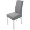 Housses De Chaises Extensibles Housse Chaise Salle à Manger Elastique Protege Chaises Salle A Manger Antidérapante GrooFoo (gris Clair, 2pcs) -banc et tabouret Soldes Boutique 42548520 1