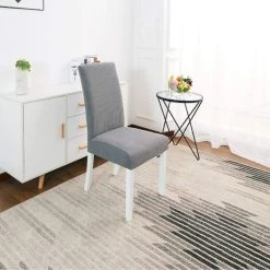 Housses De Chaises Extensibles Housse Chaise Salle à Manger Elastique Protege Chaises Salle A Manger Antidérapante GrooFoo (gris Clair, 2pcs) 9 Housses De Chaises Extensibles Housse Chaise Salle à Manger Elastique Protege Chaises Salle A Manger Antidérapante GrooFoo (gris Clair, 2pcs) -banc et tabouret Soldes Boutique 42548520 3
