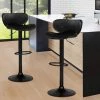 IDMARKET Lot De 2 Tabourets De Bar SAM Noirs Vintage -banc et tabouret Soldes Boutique 43413092 1