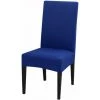 AIDUCHO Housse De Chaise Extensible Lot De 2, Housse De Chaise Salle à Manger Universel, Amovible, Lavable Couverture De Chaise Pour Maison Hotel Restaurant Mariage Décoration (Bleu Lac, 2 Pièces)