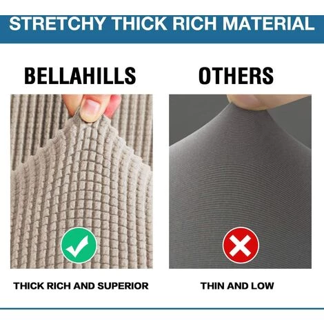 AIDUCHO Housse De Chaise De Bureau Avec Accoudoirs En Lycra Jacquard Antidérapant Souple Et Extensible Lavable En Machine, Polyester, (Grand, Sable) 6 AIDUCHO Housse De Chaise De Bureau Avec Accoudoirs En Lycra Jacquard Antidérapant Souple Et Extensible Lavable En Machine, Polyester, (Grand, Sable) – Image 4