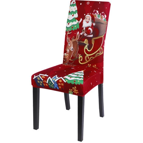 PERLE RARE 2 Pièces Housse De Chaise Avec Dossier De Noël, élastique, Pour Noël, Pour Salle à Manger, Noël, Lavable, Universelle, Anti-taches, Pour Maison, Fête, Hôtel, Etc. 3 PERLE RARE 2 Pièces Housse De Chaise Avec Dossier De Noël, élastique, Pour Noël, Pour Salle à Manger, Noël, Lavable, Universelle, Anti-taches, Pour Maison, Fête, Hôtel, Etc.