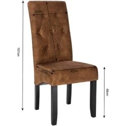 WOLTU 4 X Chaises De Salle à Manger. Chaise Salon. Chaises De Cuisine. Assise En Velours Et Pied En Bois Massif.Brun 8 WOLTU 4 X Chaises De Salle à Manger. Chaise Salon. Chaises De Cuisine. Assise En Velours Et Pied En Bois Massif.Brun -banc et tabouret Soldes Boutique 43633452 3