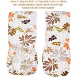 BRIDAY Housses De Chaise De Salle à Manger 4 Pièces, Housses De Chaise Extensibles Housses De Chaise Pour Chaises De Salle à Manger élastiques -banc et tabouret Soldes Boutique 43987565 4