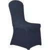 ALMI 4 Housses De Chaise En De Polyester Moderne Pour La Fête De Mariage événement Anniversaire Décoration (Un Paquet De 4. Étain) -banc et tabouret Soldes Boutique 44390021 1