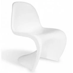 LES TENDANCES Chaise Design Blanc Mat Vogus