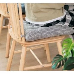Coussin De Siège De Tabouret D'étudiant Sédentaire De Bureau, Coussin De Chaise Antidérapant Pour La Maison, Coussin De Chaise De Salle à Manger Respirant Au Sol (gris Foncé Petit 38*38 (±2cm)),HANBING -banc et tabouret Soldes Boutique 45487312 4